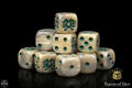 Baron Of Dice: 16mm D6, Skeleton Rune Dice 25pcs 16mm D6 Designs Baron of Dice