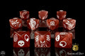 Baron Of Dice: Superhero Collection, Bloody Symbiote D8 Dice Set 10pcs Superhero Collection Baron of Dice