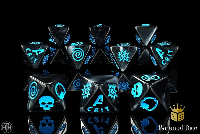 Baron Of Dice: Superhero Collection, Lady Warriors D8 Dice Set 10pcs Superhero Collection Baron of Dice