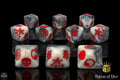 Baron Of Dice: Superhero Collection, Winter Sergeant D8 Dice Set 10pcs Superhero Collection Baron of Dice