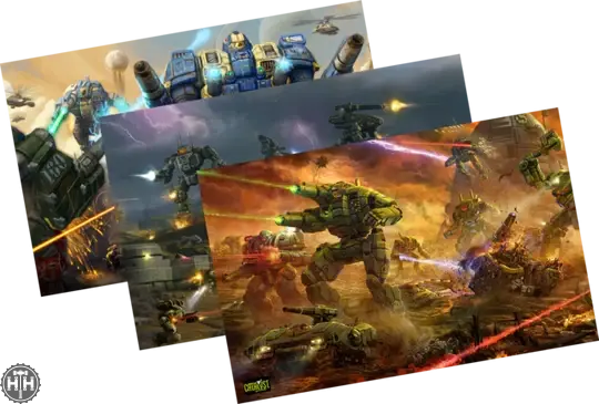 BATTLETECH: Supersized Poster Set BATTLETECH Catalyst Game Labs