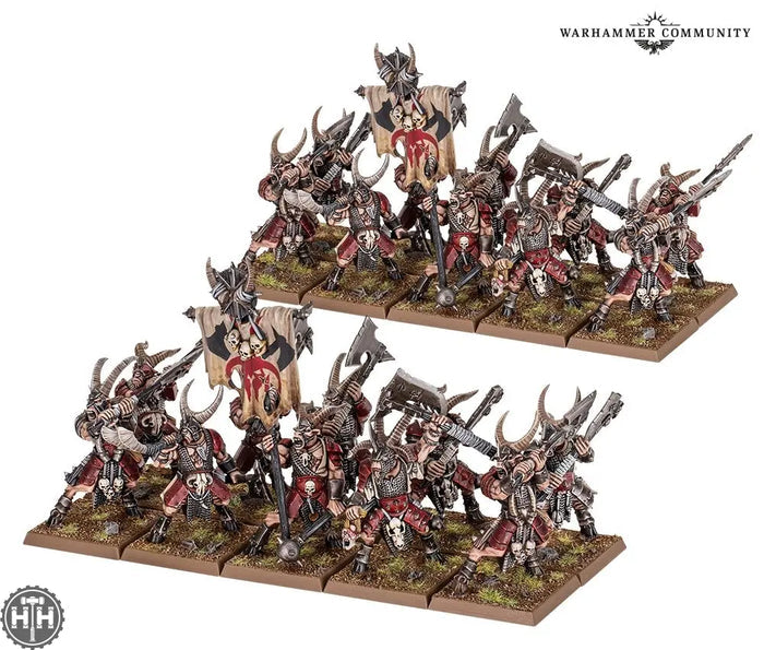 Beastmen Brayherds: Bestigor Herd Beastmen Brayherds Games Workshop