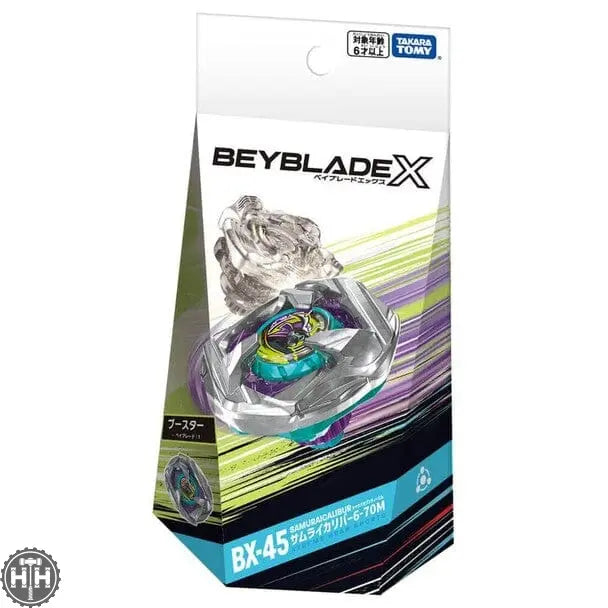 Beyblade X Bx-45 Booster Samurai Calibur Beyblade Takara Tomy