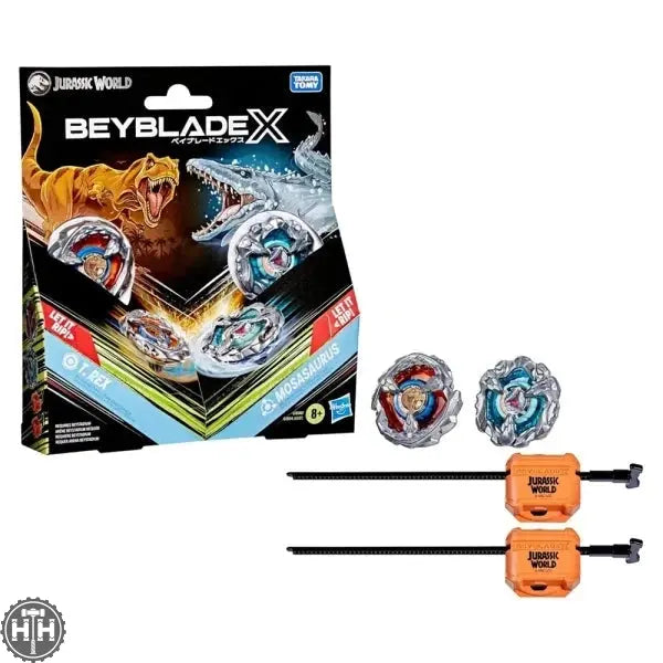 Beyblade X Bxg-40 Jurassic World Mosasaurus Vs T-Rex Beyblade Takara Tomy