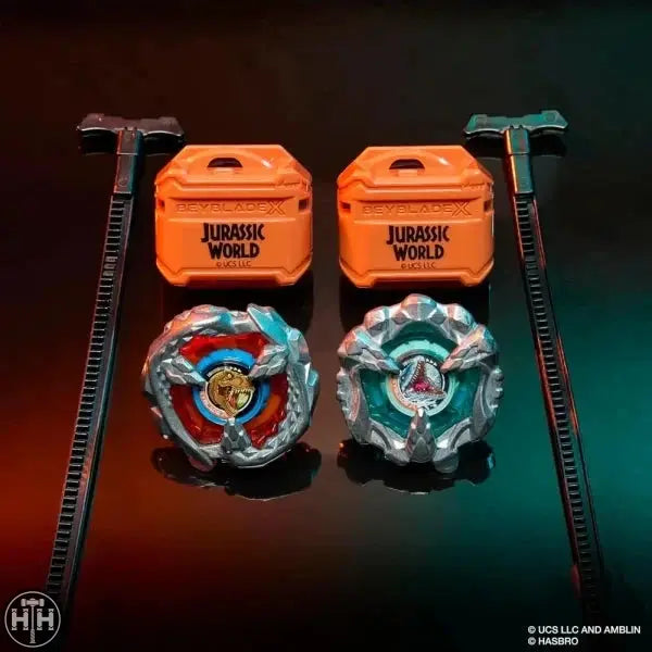 Beyblade X Bxg-40 Jurassic World Mosasaurus Vs T-Rex Beyblade Takara Tomy