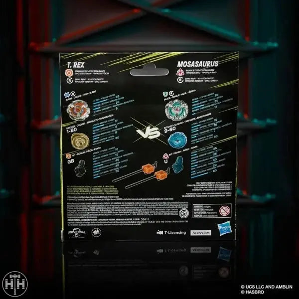 Beyblade X Bxg-40 Jurassic World Mosasaurus Vs T-Rex Beyblade Takara Tomy