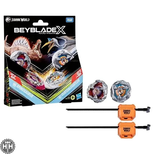 Beyblade X Bx-00 Jurassic World Spinosaurus Vs Quetzalcoatlus Beyblade Takara Tomy