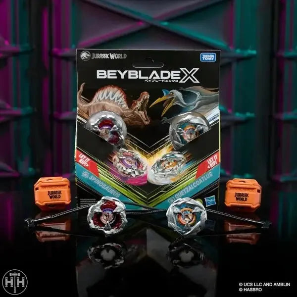 Beyblade X Bx-00 Jurassic World Spinosaurus Vs Quetzalcoatlus Beyblade Takara Tomy