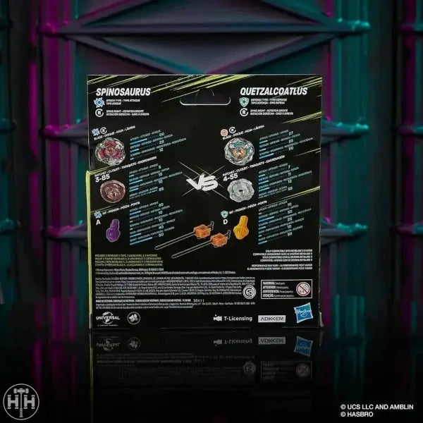 Beyblade X Bx-00 Jurassic World Spinosaurus Vs Quetzalcoatlus Beyblade Takara Tomy