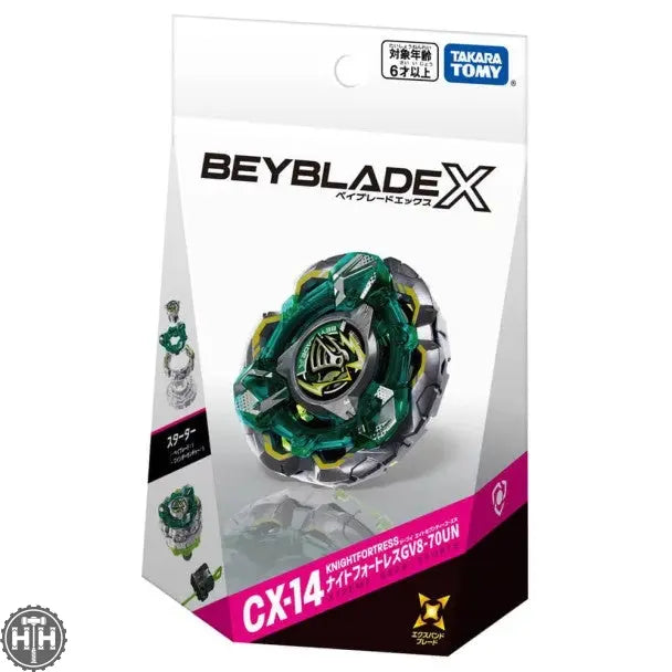 Beyblade X Cx-14 Starter Knight Fortress Takara Tomy