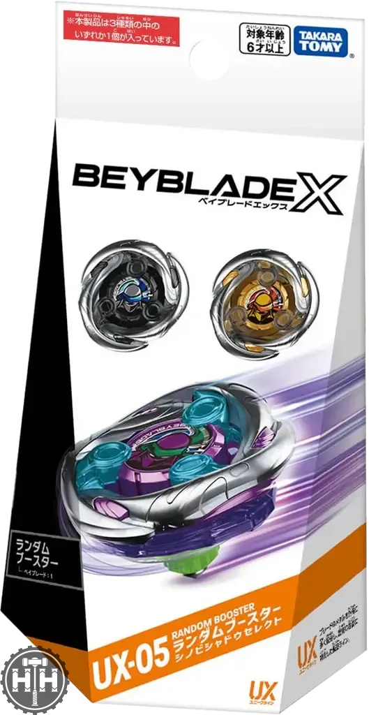 Beyblade X Random Booster Shinobi Shadow Select UX-05 (1pcs) Beyblade Takara Tomy