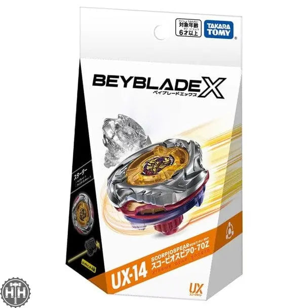 (Pre order) Beyblade X Ux-14 Starter Scorpio Spear 0-70Z Beyblade Takara Tomy