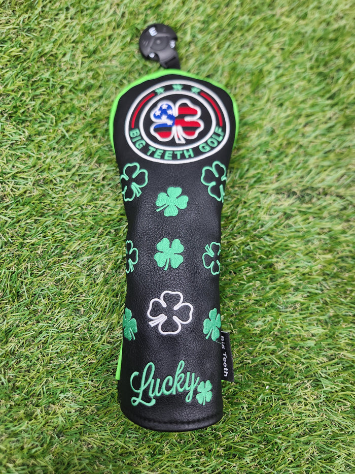 BIG TEETH GOLF SHAMROCK FAIRWAY HEADCOVER VERYGOOD