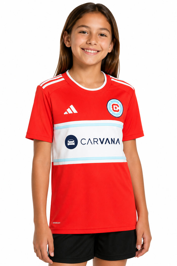 Adidas Chicago Fire Home Jersey Juniors Replica