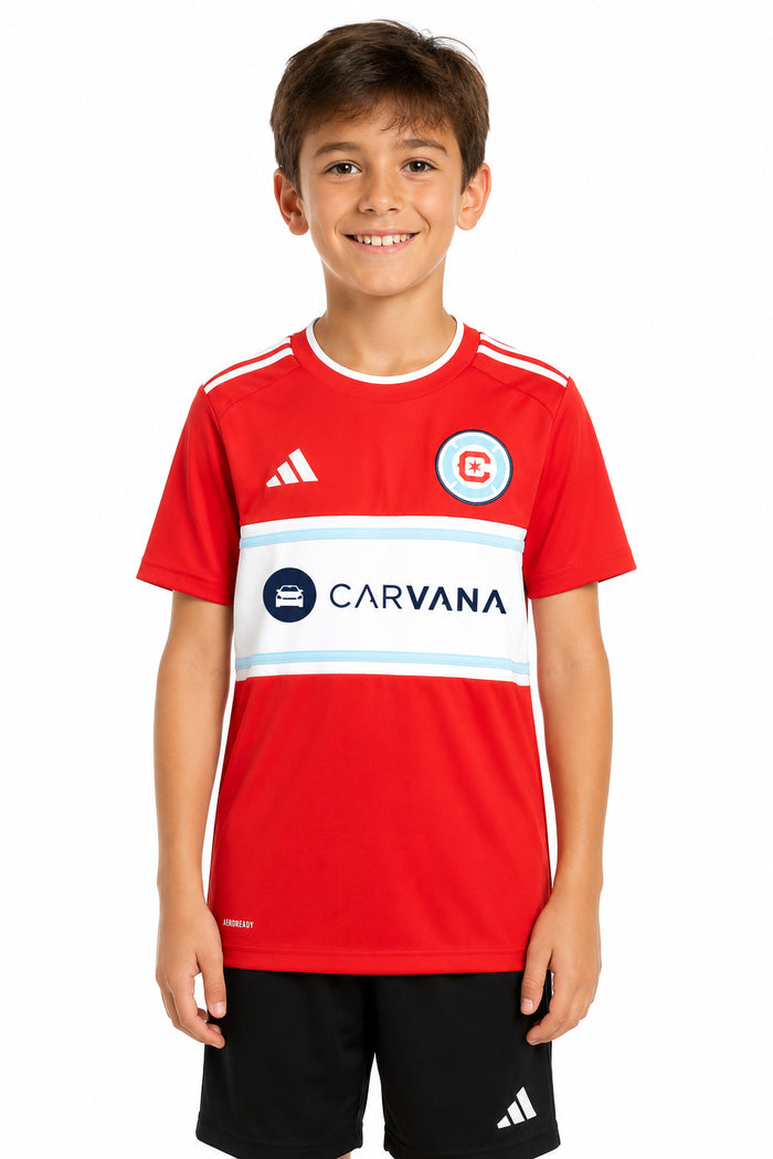 Adidas Chicago Fire Home Jersey Juniors Replica
