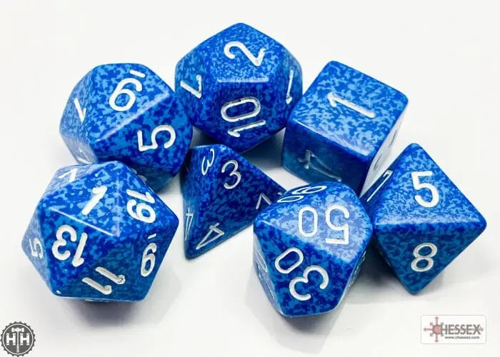 Chessex Speckled Water Polyhedral 7-Dice Set 7-Die Set Chessex