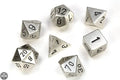 Chessex Metal Polyhedral Silver 7-Die Set 7-Die Set Chessex
