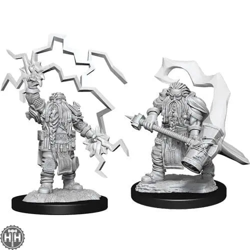D&D Dwarf Cleric Male D&D RPG Miniatures WizKids