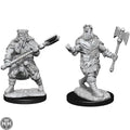 D&D Human Barbarian Male D&D RPG Miniatures WizKids