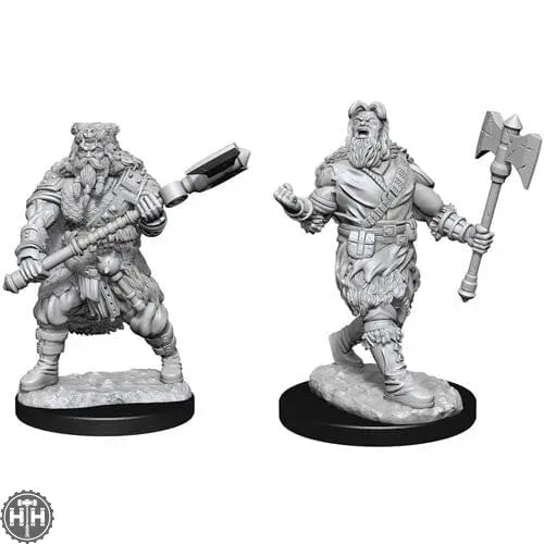 D&D Human Barbarian Male D&D RPG Miniatures WizKids