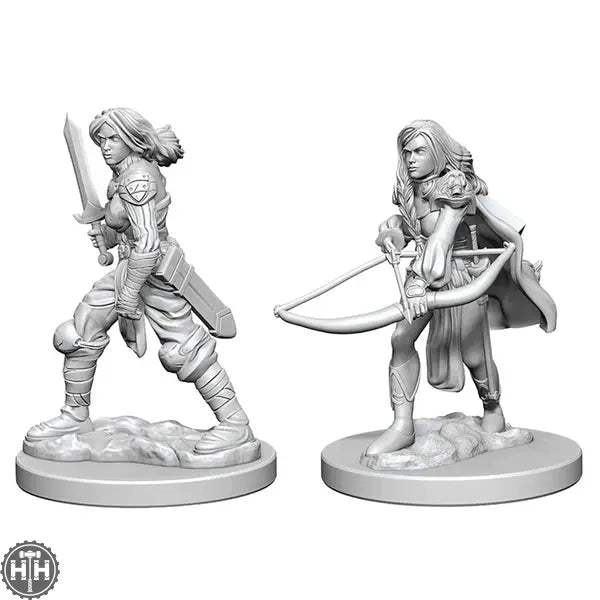 D&D Human Female Fighter D&D RPG Miniatures WizKids