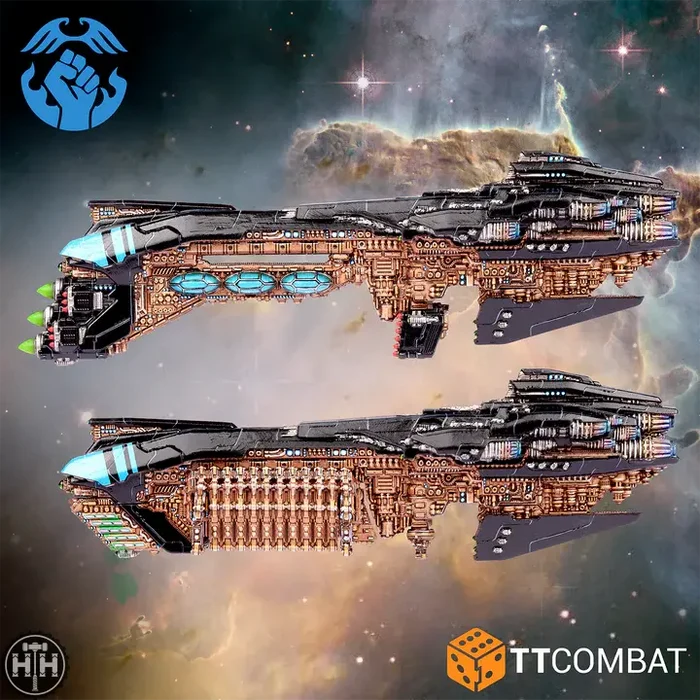 Dropfleet Commander Resistance Battlecruisers (2024) Resistance TTCombat