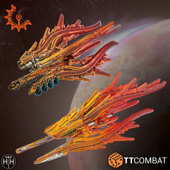Dropfleet Commander Shaltari Battlecruisers (2026) TTCombat