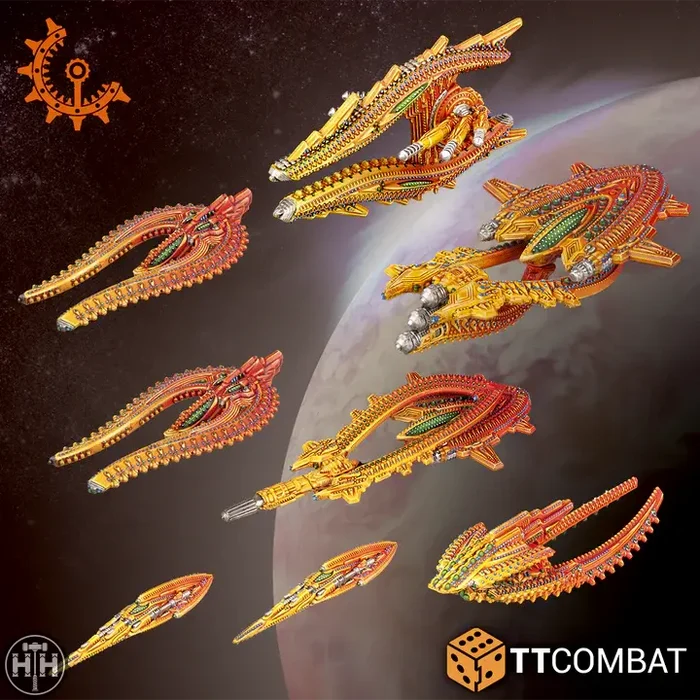 Dropfleet Commander Shaltari Light Ships (2024) Shaltari TTCombat