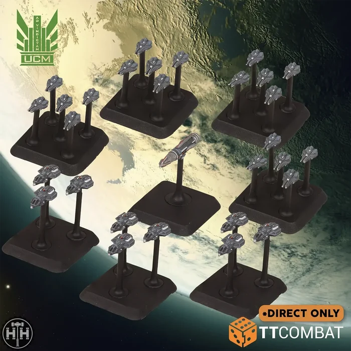 Dropfleet Commander: UCM Launch Assets (2025) Dropfleet Commander TTCombat
