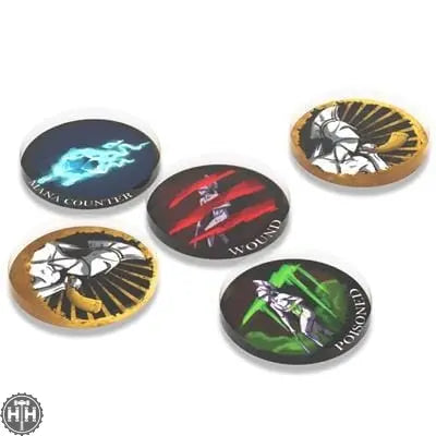 Eldfall Chronicles: Acrylic Token Set Eldfall Chronicles Free Company