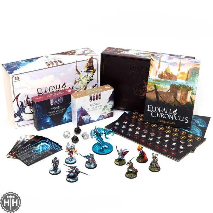 Eldfall Chronicles: Two-Player Starter Set - Empire of Soga vs Helian League Eldfall Chronicles - Starter Set Free Company