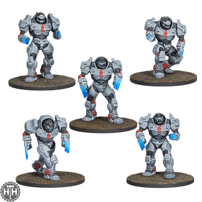 Enforcer Peacekeepers with Phaseclaws Firefight Mantic Games