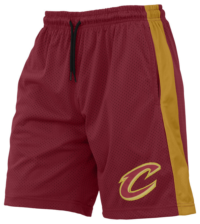 FISLL NBA Adult Men's Cleveland Cavaliers Shorts, Team Color