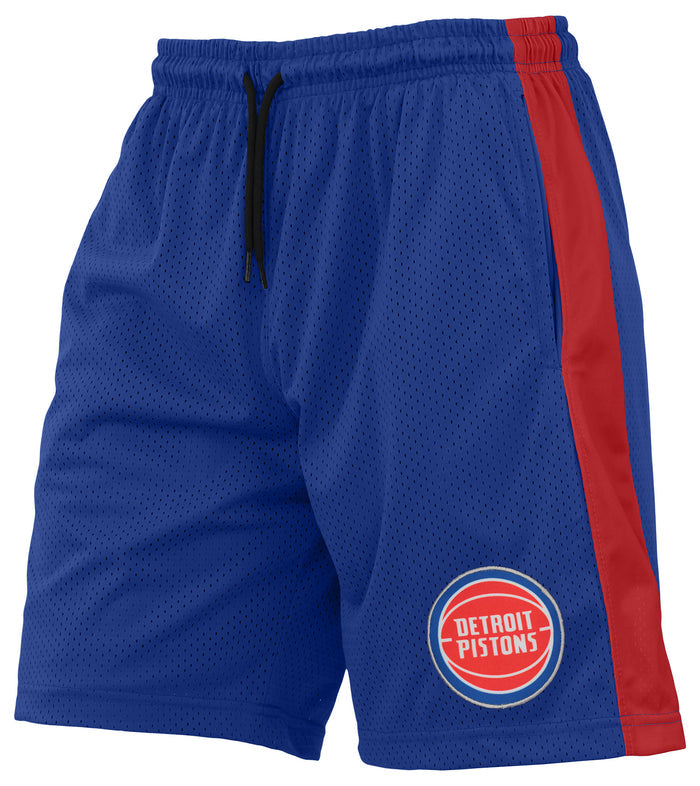 FISLL NBA Adult Men's Detroit Pistons Shorts