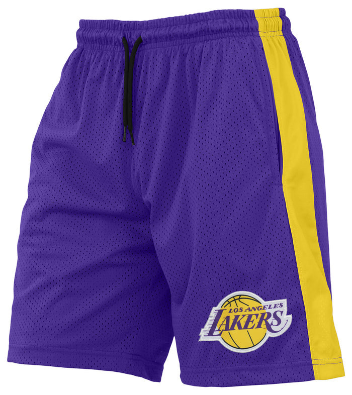 FISLL NBA Adult Men's Los Angeles Lakers Shorts, Team Color