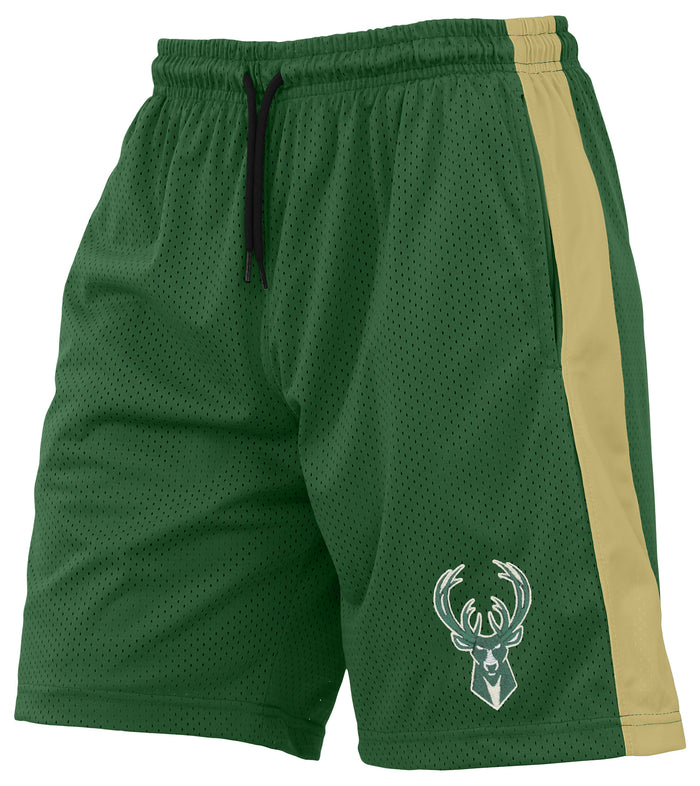 FISLL NBA Adult Men's Milwaukee Bucks Shorts