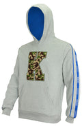 Fisll NBA Men's Chenille Applique Hoodie - Gray - Bulls