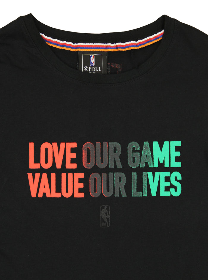 FISLL NBA Women's Printed Tee - Black
