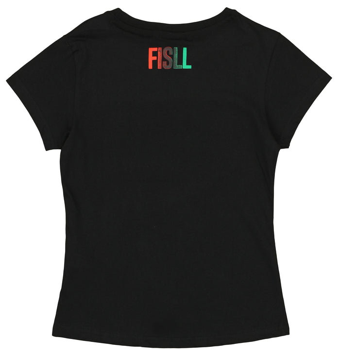 FISLL NBA Women's Printed Tee - Black