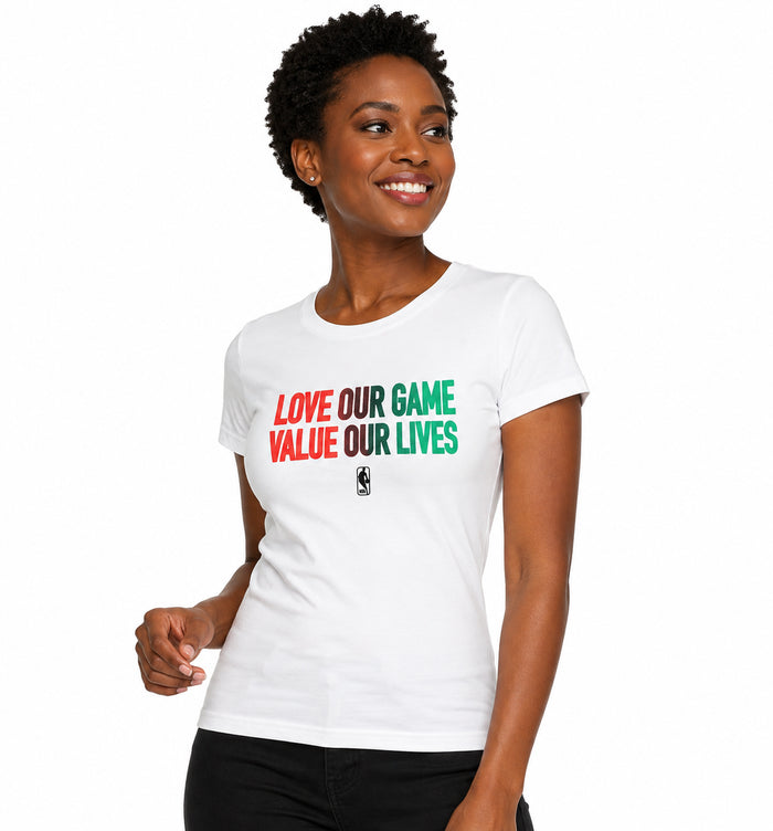 FISLL NBA Women's Printed Tee - White
