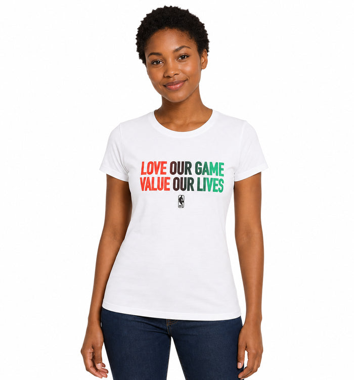 FISLL NBA Women's Printed Tee - White