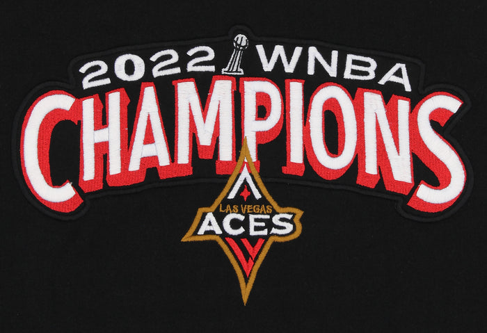 FISLL WNBA Women's Las Vegas Aces Fleece Hoodie, Black