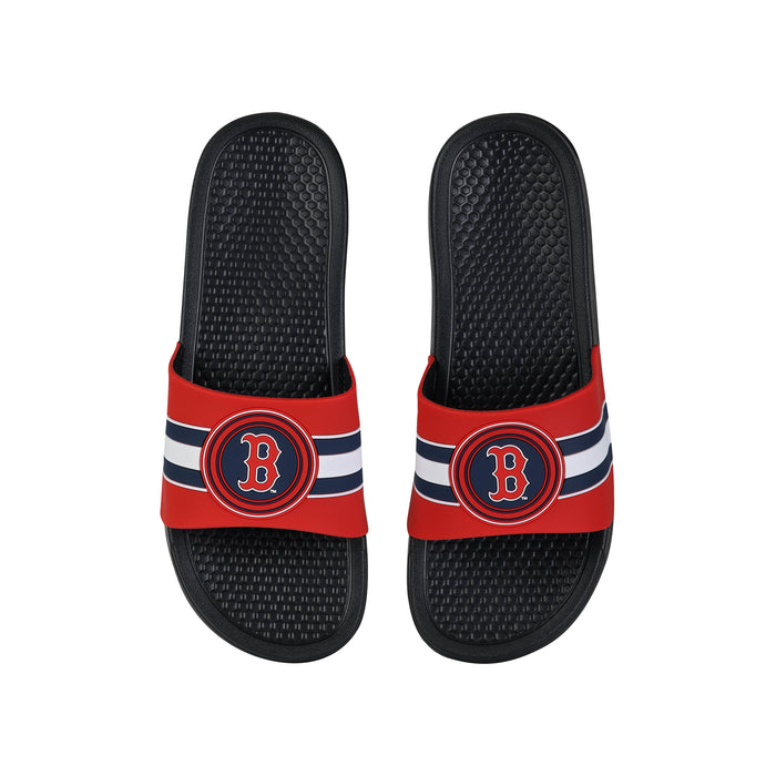 FOCO MLB Boston Red Sox 2022 Stripe Raised Slide - Mens