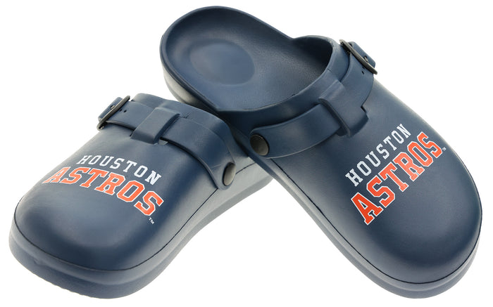 FOCO MLB Houston Astros SMU 2024 Open Back Buckle Clog - Unisex