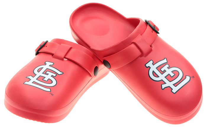 FOCO MLB St. Louis Cardinals SMU 2024 Open Back Buckle Clog - Unisex