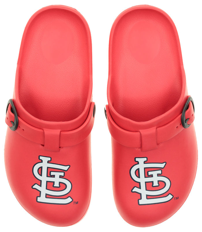 FOCO MLB St. Louis Cardinals SMU 2024 Open Back Buckle Clog - Unisex