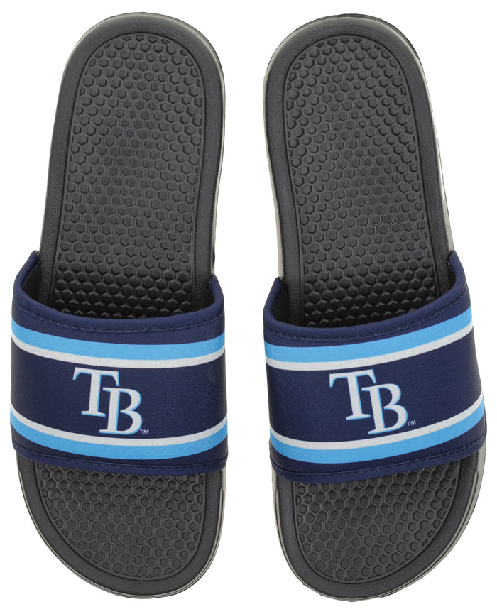 FOCO MLB Tampa Bay Rays SMU 2024 Family Dollar Printed Slide - Mens