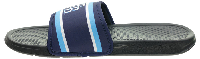 FOCO MLB Tampa Bay Rays SMU 2024 Family Dollar Printed Slide - Mens