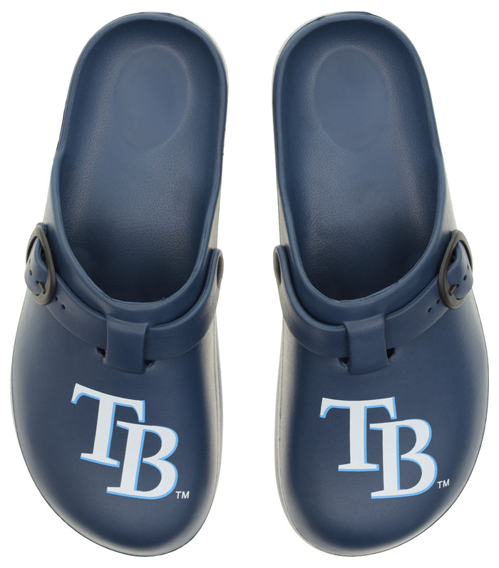 FOCO MLB Tampa Bay Rays SMU 2024 Open Back Buckle Clog - Unisex