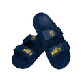 FOCO NBA Team Logo Double Buckle Comfortable Slip-On Women's Sandals, Denver Nuggets